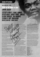 Lamont Dozier's Autograph