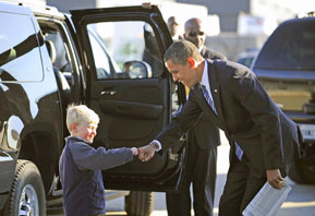 Barack Obama & Child