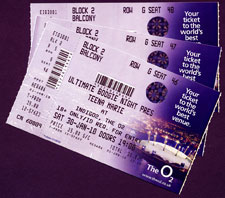 O2 Tickets