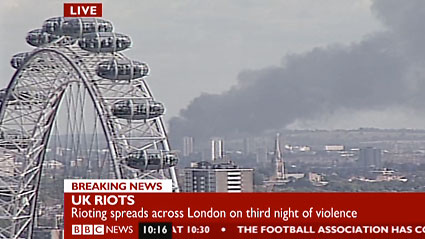 Rioting London